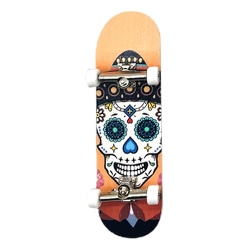 Finger Skateboard 3,85×1,1 Zoll | Holzdeck-Skateboards Aus 5 Schichten Ahornholz Mit Kugellagern Für Smoothes Fahren Fördert Kreativität Koordination Und Feinmotorische Fähigkeiten Bei Kindern von Generisch