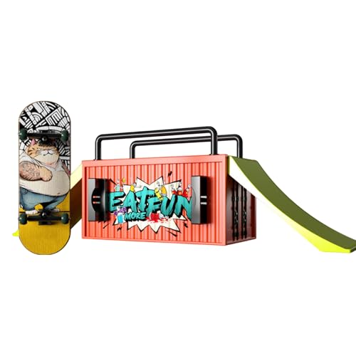 Finger Skateboards - 5,91 Zoll Mini -Finger -Skateboard - Skateboard -Rampen Set - Lustiges Fingersportspielzeug Mit Rampen Und Accessoires Für Skill -Training, Ideal Für Kinderspiele & Gifting Finger Skateboards - 5,91 Zoll Mini -Finger -Skateboard - Skateboard -Rampen Set - Lustiges Fingersportspielzeug Mit Rampen Und Accessoires Für Skill -Training, Ideal Für Kinderspiele & Gifting von Generisch