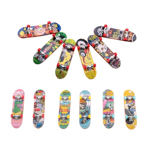 Finger -Skateboards für Kinder - Mini -Finger -Skateboard -Spielzeugset mit 12 Prozent, lustige Fingerspitzenbewegungsspielzeuge für Teenager und Erwachsene | Kreative Skateboard -Party -Gefälligkeite Finger -Skateboards für Kinder - Mini -Finger -Skateboard -Spielzeugset mit 12 Prozent, lustige Fingerspitzenbewegungsspielzeuge für Teenager und Erwachsene | Kreative Skateboard -Party -Gefälligkeite von Generisch