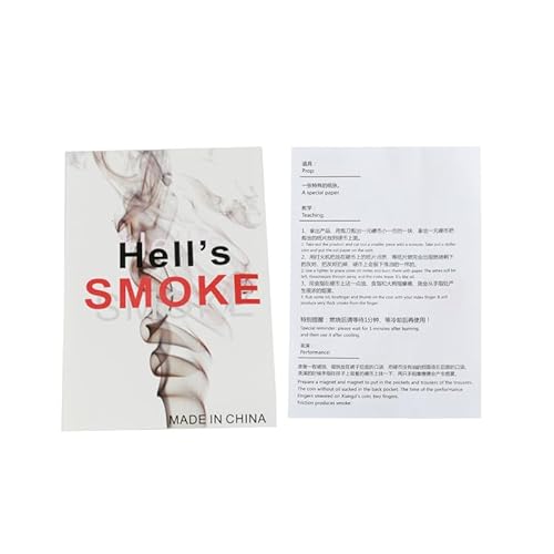 Finger Smoke Magic Trick - Erzeugen Sie Rauch mit bloßen Händen für atemberaubende Illusionen - Packung mit 10 Blatt Finger Smoke Magic Trick - Erzeugen Sie Rauch mit bloßen Händen für atemberaubende Illusionen - Packung mit 10 Blatt von Generisch