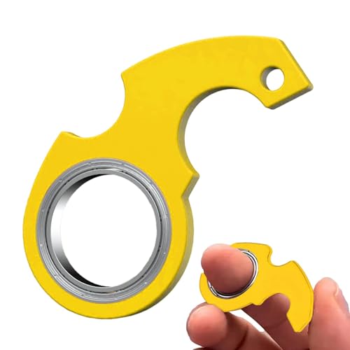 Finger Spinner Spielzeug,Neuheit Tragbare Drehende Schlüsselanhänger,Tragbares, Neuartiges Schlüsseldrehspielzeug,Dekompressionsspielzeug,Schlüsseldreher Für Fingerübungen von Generisch