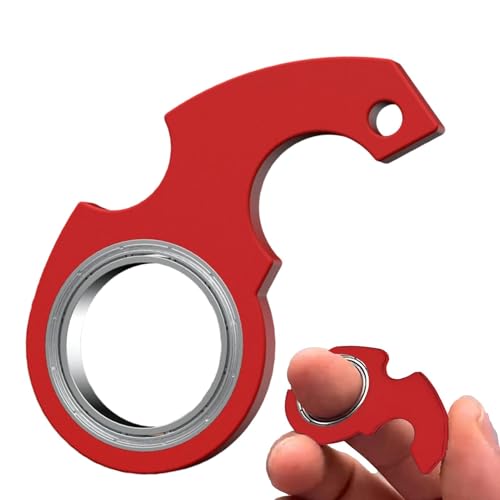 Finger Spinner Spielzeug,Neuheit Tragbare Drehende Schlüsselanhänger,Tragbares, Neuartiges Schlüsseldrehspielzeug,Dekompressionsspielzeug,Schlüsseldreher Für Fingerübungen von Generisch