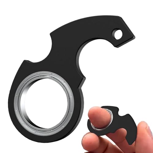 Finger Spinner Spielzeug,Neuheit Tragbare Drehende Schlüsselanhänger,Tragbares, Neuartiges Schlüsseldrehspielzeug,Dekompressionsspielzeug,Schlüsseldreher Für Fingerübungen von Generisch