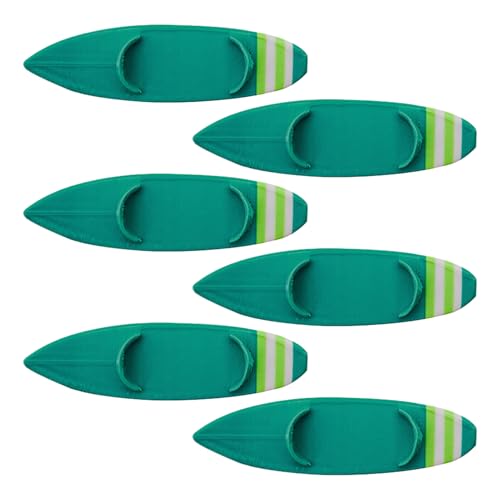 Finger Surfboard,6 Stücke Kleine Surfboards | Sammlerstück Lustiges Fingerboard Für Auto Fensterbank Schreibtisch Deko von Generisch
