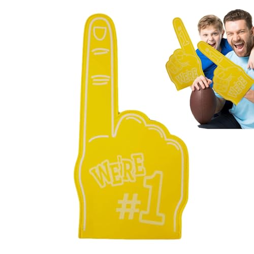 Finger aus Sportschaum - Große Hand aus Schaumstoff für Sportfan, Schaumstoffhand für Sportfan, Finger und Hände aus Schaumstoff 18 Zoll für Sport, für Eventspiele D Finger aus Sportschaum - Große Hand aus Schaumstoff für Sportfan, Schaumstoffhand für Sportfan, Finger und Hände aus Schaumstoff 18 Zoll für Sport, für Eventspiele D von Generisch