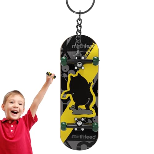 Fingerbrett-Fingerspielzeug, Finger-Skateboards für Kinder |Finger-Skateboard-Schlüsselanhänger für Kinder mit Kugellagern,Kunstvoll gemustertes Fingersportspielzeug für Schule, Reisen, Picknick, Par Fingerbrett-Fingerspielzeug, Finger-Skateboards für Kinder |Finger-Skateboard-Schlüsselanhänger für Kinder mit Kugellagern,Kunstvoll gemustertes Fingersportspielzeug für Schule, Reisen, Picknick, Par von Generisch