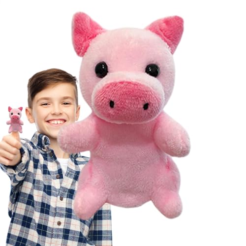 -Fingerpuppen, Fingerpuppen für Kinder,Weiche Plüsch -Handpuppen - Farm Small Figuren Spielzeug kleine Geschichte Party Gefälligkeiten für, Kinder und Spieltime von Generisch