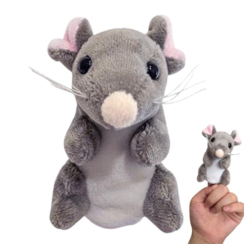 Fingerspielzeug,Familien-Fingerpuppen,Mäuse Stofftier Handpuppen | Stofftier-Fingerpuppe, Rollenspiel zum Geschichtenerzählen, Spielzeug für Kindergeburtstage, Schulen, Spielzubehör von Generisch
