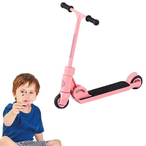 Fingertip Push Scooter,Finger Skateboard faltbar - Interaktiver Fingerbewegungsroller mit Bremse - Lustiges sensorisches Push-Scooter-Spielzeug für, Mädchen, Kinder, Teenager und Jugendliche von Generisch