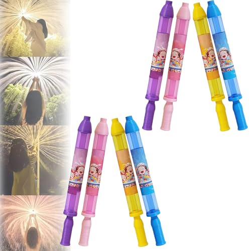 Firework Water Gun, Romantic Firework Style Water Spray Toy for Couples, High Pressure Pull-Out Sprinkler Spray Toys, for Bathing, Pool, Party Entertainment (8Pcs) von Generisch