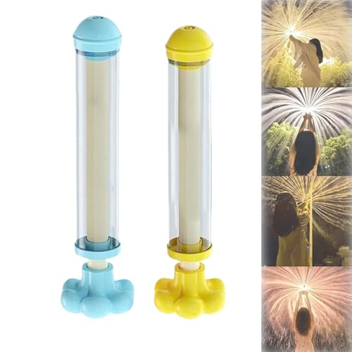 Firework Water Gun, Romantic Firework Style Water Spray Toy for Couples, High-Pressure Pull-Out Sprinkler Toy, for Bathing, Party Entertainment, Beach & Backyard, Large Capacity (2pcs*A) von Generisch