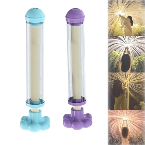 Firework Water Gun, Romantic Firework Style Water Spray Toy for Couples, High-Pressure Pull-Out Sprinkler Toy, for Bathing, Party Entertainment, Beach & Backyard, Large Capacity (2pcs*B) von Generisch