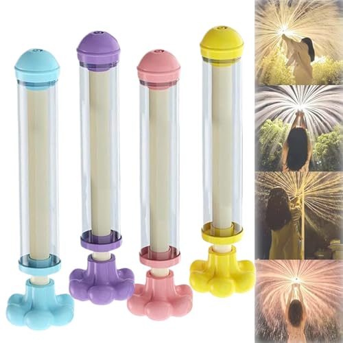 Firework Water Gun, Romantic Firework Style Water Spray Toy for Couples, High-Pressure Pull-Out Sprinkler Toy, for Bathing, Party Entertainment, Beach & Backyard, Large Capacity (Mix) von Generisch