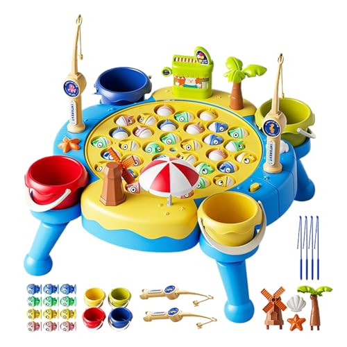 Fischereispiel - Magnetic Fishing Game | Kinder Angel Spiel | Bienenfischspiel | Play Board Electric Für 3 Jahre + Mädchen Weihnachtsfeier Geburtstag Kleinkindaktivitäten Fischereispiel - Magnetic Fishing Game | Kinder Angel Spiel | Bienenfischspiel | Play Board Electric Für 3 Jahre + Mädchen Weihnachtsfeier Geburtstag Kleinkindaktivitäten von Generisch