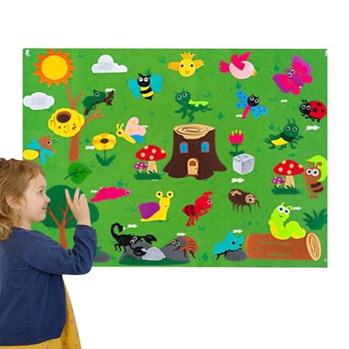 Fish Board Stories Sets - Filz Board für Vorschule | Wandbildungsaktivität für kleine Kinder, Flanellboard, um Domest -Tiere Geschichten zu zählen Fish Board Stories Sets - Filz Board für Vorschule | Wandbildungsaktivität für kleine Kinder, Flanellboard, um Domest -Tiere Geschichten zu zählen von Generisch