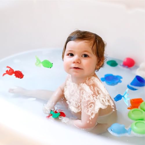 Fishing Bath Toy, Net Catch Game for , Sensory Water Play Set, Outdoor Animal Scoop Activity, Kids Floating Fish Pool Fun, Educational Aquatic Toy for Boys Girls Fishing Bath Toy, Net Catch Game for , Sensory Water Play Set, Outdoor Animal Scoop Activity, Kids Floating Fish Pool Fun, Educational Aquatic Toy for Boys Girls von Generisch