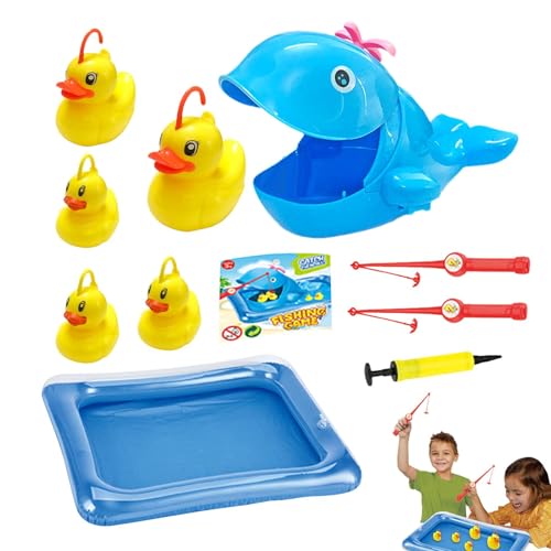 Fishing Toy, Floating Pool Fishing Game Hand Pump, Water Play Set Kids, Summer Bath Toy Rod, Net & Rubber Fish, Fun Outdoor & Indoor Activity for Boys, Girls Ages 3-5 Fishing Toy, Floating Pool Fishing Game Hand Pump, Water Play Set Kids, Summer Bath Toy Rod, Net & Rubber Fish, Fun Outdoor & Indoor Activity for Boys, Girls Ages 3-5 von Generisch