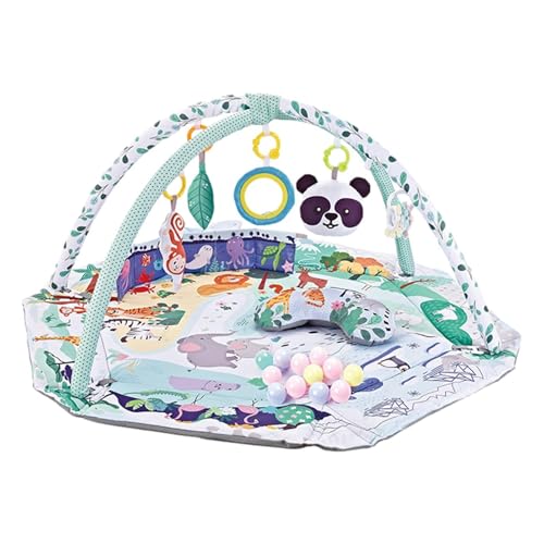 Fitnessstudio -Spielmatte für Mädchen, Babybodenspiel Mat,Kinder sensorische Spielaktivitätsmatte mit Spielzeug - Baby Crawling Pad für visuelle Wahrnehmung, physische Koordination und Wahrnehmung des Fitnessstudio -Spielmatte für Mädchen, Babybodenspiel Mat,Kinder sensorische Spielaktivitätsmatte mit Spielzeug - Baby Crawling Pad für visuelle Wahrnehmung, physische Koordination und Wahrnehmung des von Generisch