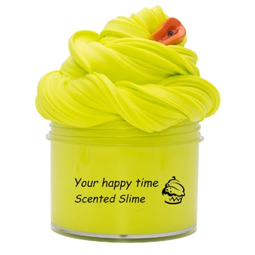 Flauschiger Schleim Fluffy Slime, 70 ml Fruit Slime 50 g, Slime Party Gifts for Children, Cloud Butter Slime, Super Soft and Non-Sticky, A Birthday Gift for Girls and Boys Aged 8-12 Years (D) von Generisch
