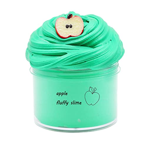 Flauschiger Schleim Fluffy Slime, 70 ml Fruit Slime 50 g, Slime Party Gifts for Children, Cloud Butter Slime, Super Soft and Non-Sticky, A Birthday Gift for Girls and Boys Aged 8-12 Years (E) von Generisch
