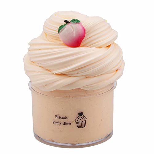 Flauschiger Schleim Fluffy Slime, 70 ml Fruit Slime 50 g, Slime Party Gifts for Children, Cloud Butter Slime, Super Soft and Non-Sticky, A Birthday Gift for Girls and Boys Aged 8-12 Years (J) von Generisch
