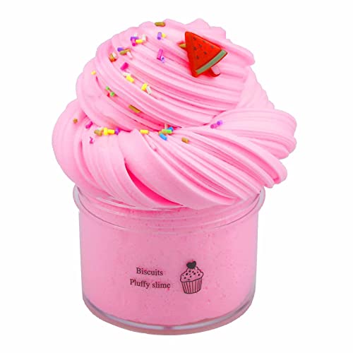 Flauschiger Schleim Fluffy Slime, 70 ml Fruit Slime 50 g, Slime Party Gifts for Children, Cloud Butter Slime, Super Soft and Non-Sticky, A Birthday Gift for Girls and Boys Aged 8-12 Years (K) von Generisch