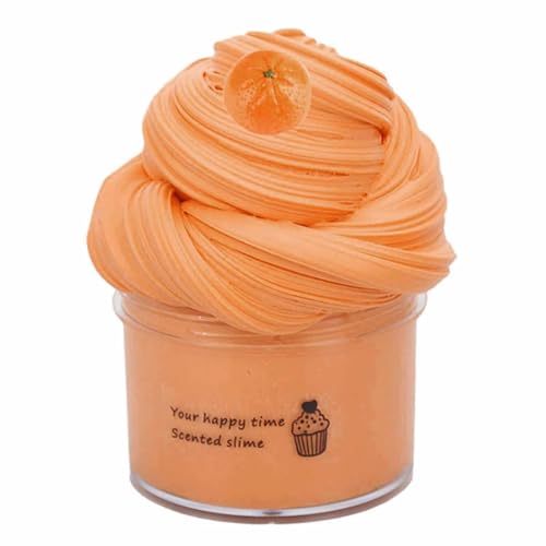 Flauschiger Schleim Fluffy Slime, 70 ml Fruit Slime 50 g, Slime Party Gifts for Children, Cloud Butter Slime, Super Soft and Non-Sticky, A Birthday Gift for Girls and Boys Aged 8-12 Years (Q) von Generisch