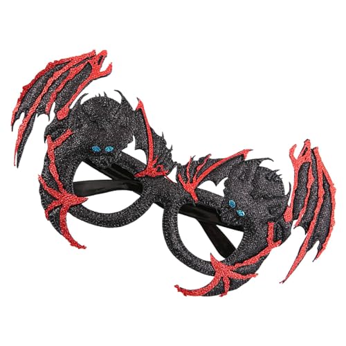 Fledermausbrille für Kinder, Halloween-Fledermaus-Design, Cosplay-Brille, einzigartiges, trendiges Kostümzubehör, Dekorationen für Maskerade Fledermausbrille für Kinder, Halloween-Fledermaus-Design, Cosplay-Brille, einzigartiges, trendiges Kostümzubehör, Dekorationen für Maskerade von Generisch