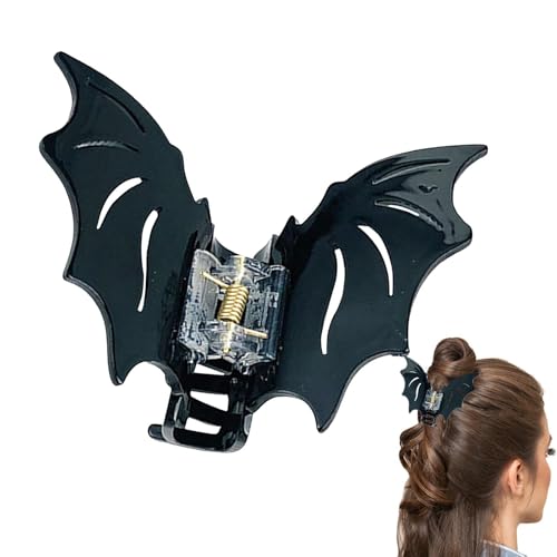 Fledermausklauenclip | Gothic Horror Hohlout Hair Claw | Haarzubehör hohlosen Gothic Horror Bath Klaue | Nicht-Schlupf-Halloween-Haarzubehör für Frauen & Mädchen, gruselige Party, Cosplay, Geschenk fü Fledermausklauenclip | Gothic Horror Hohlout Hair Claw | Haarzubehör hohlosen Gothic Horror Bath Klaue | Nicht-Schlupf-Halloween-Haarzubehör für Frauen & Mädchen, gruselige Party, Cosplay, Geschenk fü von Generisch