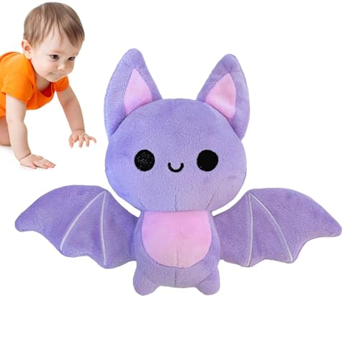 Fledermauspuppe Plüsch | Kuschelige Halloween -Tier 18 cm weiche Plüsch, Plüschpuppe für Wohnkultur, Plüschschläger Kinder und Erwachsene von Generisch