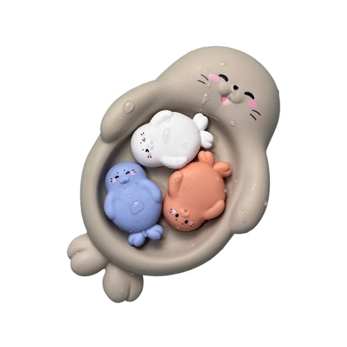 Floating Bathroom Toys, 4X Rubber Animal Figures, Baby Bath Playset, 19x5.5x12.5cm, Water Pool Beach Shower Fun, Early Educational Activity, for Kids Ages 18 Months Plus Floating Bathroom Toys, 4X Rubber Animal Figures, Baby Bath Playset, 19x5.5x12.5cm, Water Pool Beach Shower Fun, Early Educational Activity, for Kids Ages 18 Months Plus von Generisch