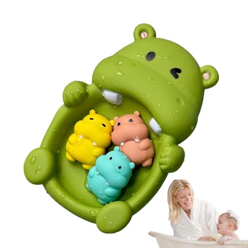 Floating Bathroom Toys, 4X Soft Rubber Animal Bath Set, 7.48x2.17in Squeeze & Squirt Water Play, Early Educational Sensory Activity for Pool, Beach, Shower, Kids Floating Bathroom Toys, 4X Soft Rubber Animal Bath Set, 7.48x2.17in Squeeze & Squirt Water Play, Early Educational Sensory Activity for Pool, Beach, Shower, Kids von Generisch