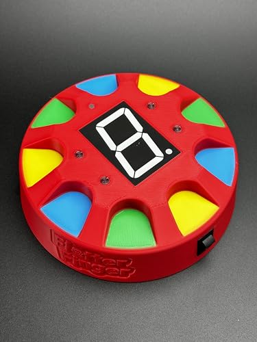 FlotterFinger | Trinkspiel | Partyspiel | 2-9 Spieler | Batteriebetrieben | mit LED-Zufallsfunktion | und automatischer Helligkeitsanpassung (RED Edition) von FlotterFinger
