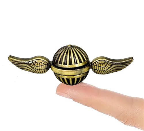 Flügel-Spinner, Stress-Relief Spielzeug, Fokus-Verbesserer mit Drehbewegung, Finger Spinner Legierung Kleines Infinity Cube Fokus Gyro Stressabbau Anti Angst. von Generisch