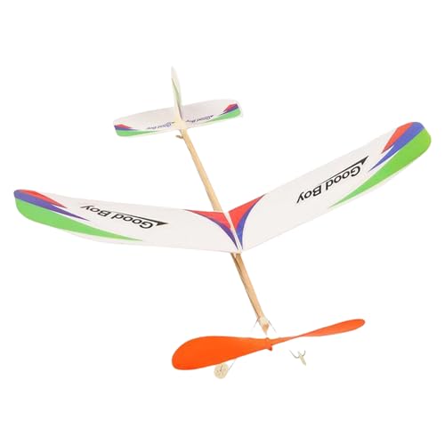 Flugzeugmodelle Zum Zusammenbauen - Bausatz für Flugzeugmodell,Gummimotor-Betriebenes Lernspielzeug Für Draußen Park Geburtstag Fest Flugzeugmodelle Zum Zusammenbauen - Bausatz für Flugzeugmodell,Gummimotor-Betriebenes Lernspielzeug Für Draußen Park Geburtstag Fest von Generisch