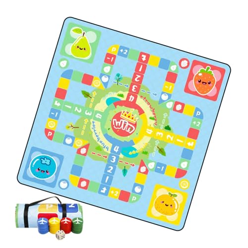 Flying Chess Game, 200x200cm, Aeroplane Chess Mat, Checkers Board Game Magnetic, Large Design, Perfect for Outdoor Camping, Traveling, and Picnics, Multicolor Flying Chess Game, 200x200cm, Aeroplane Chess Mat, Checkers Board Game Magnetic, Large Design, Perfect for Outdoor Camping, Traveling, and Picnics, Multicolor von Generisch