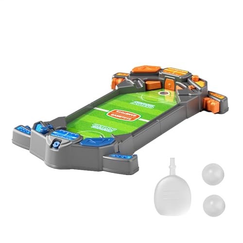 Football Table Game, Soccer Tabletop Game Set, 18.11x10.43x1.97 Inches Fun Interactive Desktop Sports Toy Indoor Play, Family Activity for Kids and Adults von Generisch