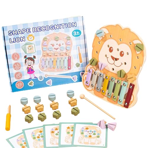 Form-Spiele für Kinder | Cartoon-Tierform-Spiel und Farbklassifizierung - sensorische Aktivität zur Entwicklung von Feinmotorik und Vorschullernen von Generisch