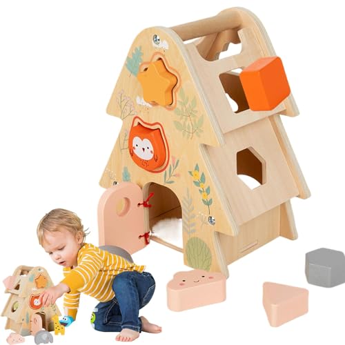 Formpassendes Spielzeug – Farbsortierspielzeug aus | Großes Baum-Weisheitshaus, passendes Spielzeug, Puzzle-Sortierblöcke mit geometrischer Form, Montessorii-Spielzeug mit integriertem Formpassendes Spielzeug – Farbsortierspielzeug aus | Großes Baum-Weisheitshaus, passendes Spielzeug, Puzzle-Sortierblöcke mit geometrischer Form, Montessorii-Spielzeug mit integriertem von Generisch