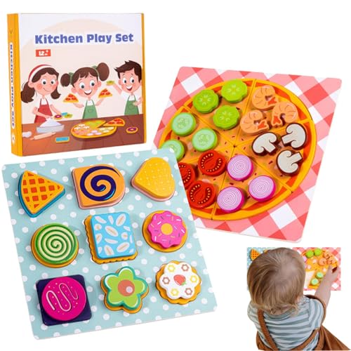 Formpassungsspiel, Formsortierer für Kleinkind 1-3, Formsortierspielzeug, Hölzerne feinmotorische Pizza-Keksdesign für Kindergarten im Klassenzimmer Homeschool Indoor Outdoor-Aktivitäten Formpassungsspiel, Formsortierer für Kleinkind 1-3, Formsortierspielzeug, Hölzerne feinmotorische Pizza-Keksdesign für Kindergarten im Klassenzimmer Homeschool Indoor Outdoor-Aktivitäten von Generisch