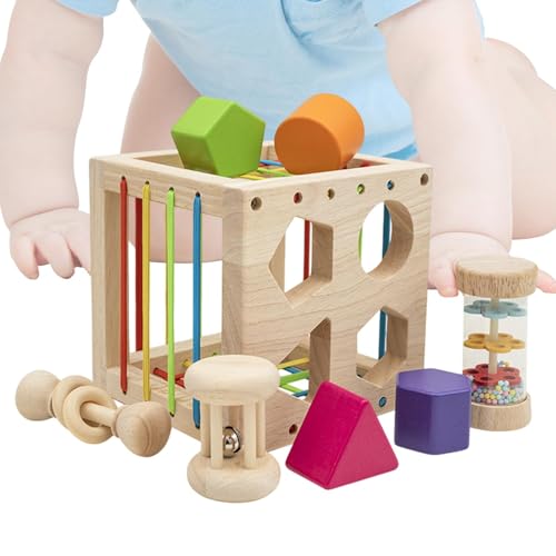 Formsortierwürfel, Farbsortierspielzeug - -sensorische Sortierwürfel mit Rassel - im Alter von 1 bis 3 Jahren, die Mädchen im Alter von Kindergärten entwickeln, Studie entwickeln Formsortierwürfel, Farbsortierspielzeug - -sensorische Sortierwürfel mit Rassel - im Alter von 1 bis 3 Jahren, die Mädchen im Alter von Kindergärten entwickeln, Studie entwickeln von Generisch