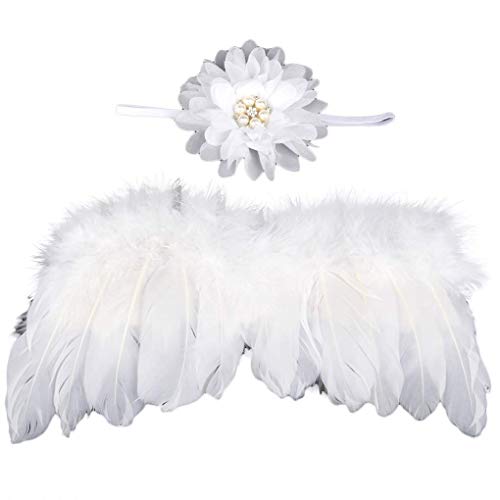 Fotorequisiten für Neugeborene, niedliche Flügel + Perlen-Stirnband, Foto-Requisiten, Baby-Outfit-Zubehör, stilvoll Fotorequisiten für Neugeborene, niedliche Flügel + Perlen-Stirnband, Foto-Requisiten, Baby-Outfit-Zubehör, stilvoll von Generisch