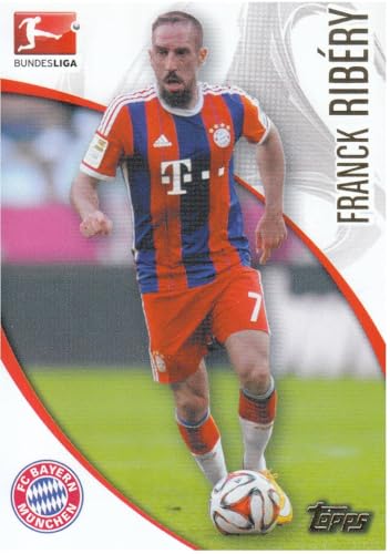 Franck Ribery Mittelfeld Bayern Trikotnummer 7 Topps BL Fußball Sammelkarte 163 von Generisch