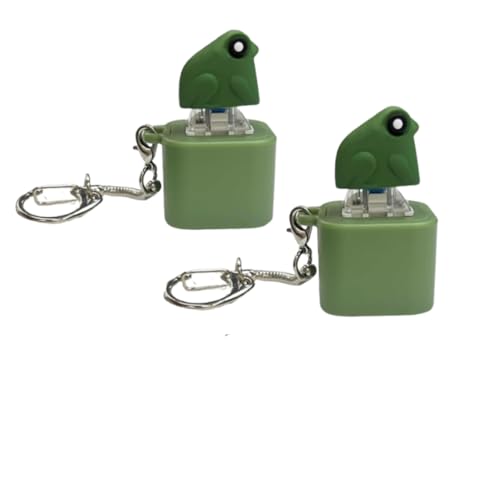 Frog Keychain with Croaking Sound, Rechargeable Fidget Toy with Colorful Lights, Fun Stress Relief and Sensory Toy, for Kids Adults Office and On-The-Go (1) von Generisch