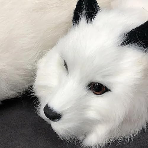 Frühlingstier (Kaninchenfell) Zaubertricks Frühling Weißfuchs Frühling Waschbär Komödie Magie Zubehör Bühnenillusionen Gimmicks Mentalismus Requisiten (weißer Fuchs) (Kunstleder, weißer Fuchs) von Generisch