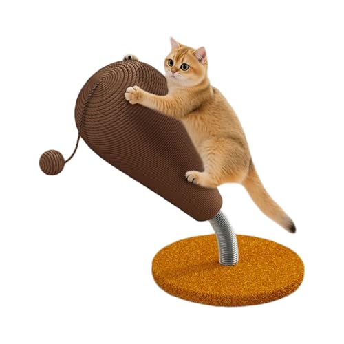 Für Katzen - Kratzbrett Für Kitten,Beschäftigungs-Spielzeug Mit Hängendem Ball Für Verhaltensförderung Spielzone Wohnbereich Möbelschutz von Generisch