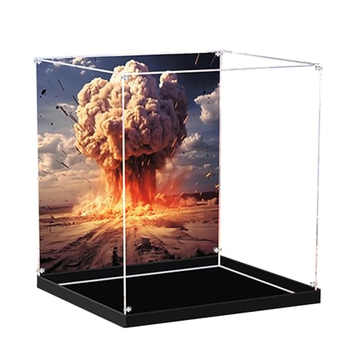 Für LE*GO 76314 Captain America: Bürgerkriegs-Kampfszene, individuelle Vitrine mit thematischem Hintergrund – staubdichte Box aus transparentem Acryl – Themenszene –bruchsichere Vitrine für Sammler Für LE*GO 76314 Captain America: Bürgerkriegs-Kampfszene, individuelle Vitrine mit thematischem Hintergrund – staubdichte Box aus transparentem Acryl – Themenszene –bruchsichere Vitrine für Sammler von Generisch