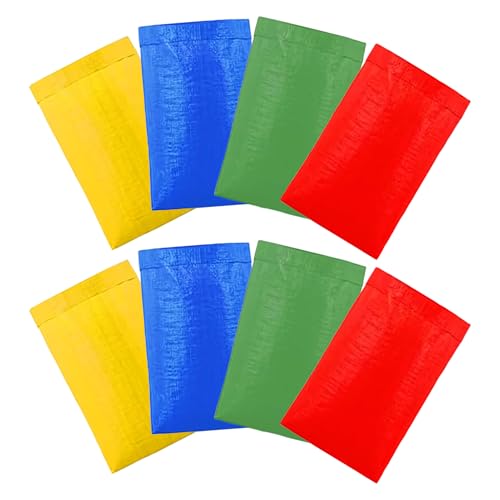 Für das mit Kindern – 8 wiederverwendbare Jute-Stücke, Spiele für Veranstaltungen und Partys, Familientreffen, Karneval, Festival, Picknick im Freien, Versammlungen von Generisch