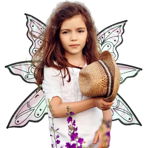 Funkelnde feenflügel - schmetterlingselfenflügel deko, verkleidung | Dress‑up regenbogenflügel, Halloween kostüm Symbol für Kinder Funkelnde feenflügel - schmetterlingselfenflügel deko, verkleidung | Dress‑up regenbogenflügel, Halloween kostüm Symbol für Kinder von Generisch