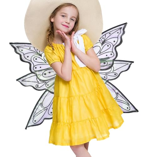 Funkelnde feenflügel - schmetterlingselfenflügel deko, verkleidung | Dress‑up regenbogenflügel, Halloween kostüm Symbol für Kinder Funkelnde feenflügel - schmetterlingselfenflügel deko, verkleidung | Dress‑up regenbogenflügel, Halloween kostüm Symbol für Kinder von Generisch